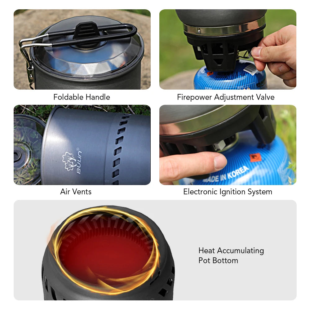 Camping Gas Stove Outdoor of Nature